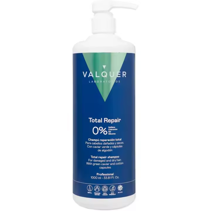 Champú Reparador para cabello dañado zero Valquer- 0% Sin Sulfatos 1000ml nueva imagen - 1