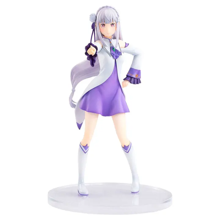 Estatua Emilia Re:ZERO Starting Life in Another World 17cmFigura  Coleccionable - Idea de Regalo- Mercancia Oficial - Juguetes para Niños y Adultos - Movies Fans - Muñeco para Coleccionistas y Exposición - 1