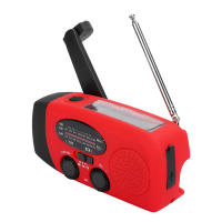 Radio De Manivela Con Carga Solar Y Luz LED Generador De Electricidad Para Emergencias Radio Portátil Con Altavoz Integrado - details 5