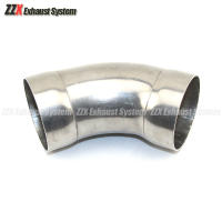 Pipilla De Escape Para Coche Y Motocicleta De Acero Inoxidable 45 Grados Material SU304 Diámetro Interior 51MM 63MM Tubo De Escape - details 2