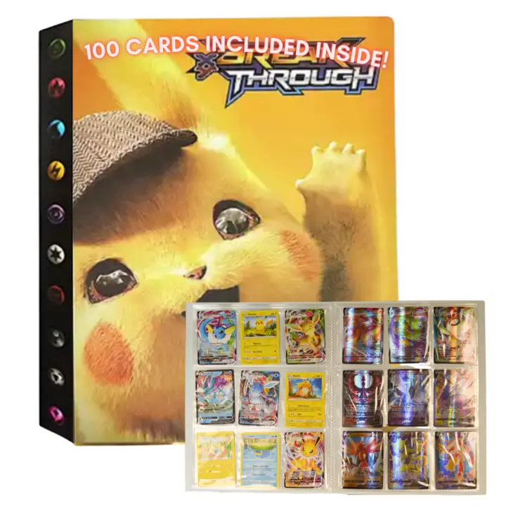 MAGIC SELECT Álbum Pok para 432 Cartas con Estuche de Cromos Coleccionables con 100 Cartas Incluidas - 1