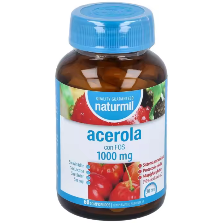 Naturmil Acerola 1000 Mg 60 Comprimidos - 1