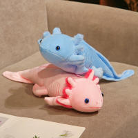 Muñeco De Peluche De Salamandra De 45cm Simulación De Dinosaurio Ambystoma Muñeco De Peluche Kawaii Axolotl Regalo Para Niños - details 6