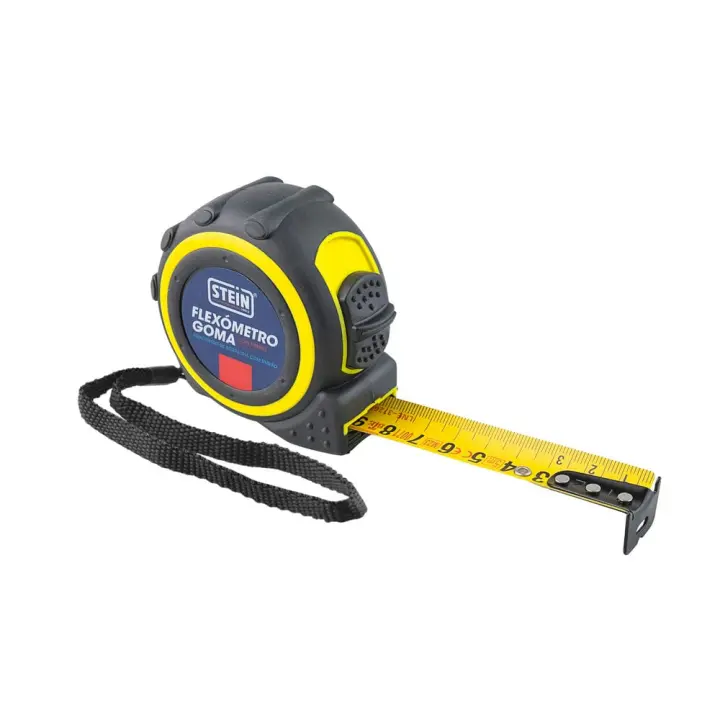 Flexómetro Stein con Funda de Goma 5m x 25mm Sin Imán - 1