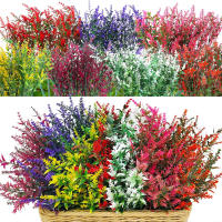 12PCS Plantas Artificiales De Lavanda Para Boda Decoración De Vaso De Navidad Arbolito De Pino Exterior Jardín Ventana Puerta - details 3