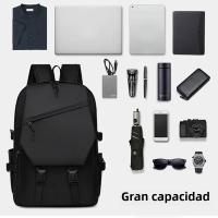 Mochila multifuncional de de de gran capacidad para estudiantes, mochila ordenador estilo minimalist - details 12