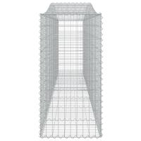 vidaXL Cesta gaviones forma arco hierro galvanizado 400x50x100/120 cm - details 3