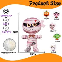 Muñecos de peluche de momia de 30 cm, peluche de momia de terror para Halloween, muñeco de peluche de momia, monstruo de peluche - details 0