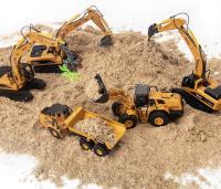 Modelo De Excavadora Huina 1:50 Juguete De Cargador Backhoe Para Niños Coleccionables Regalos De Navidad Vehículo De Metal Sin Batería - details 5
