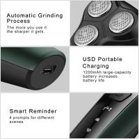 Afeitadora Eléctrica Para Hombres Nueva 2025 Con Hojas Flotantes 3D Recargable USB 1200mAh Diseño Desmontable Y Lavable Impermeable - details 5