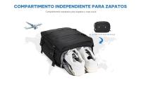 HLY mochila de viaje para mujer, mochila de transporte, mochila de senderismo, mochila impermeable para deporte al aire libre, mochila informal para la escuela, bolsa para computadora portátil - details 2