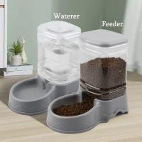 Dispensador Automático De Alimentos Para Mascotas 3.8L Material PP Gran Tamaño Para Perros Y Gatos Cuenco De Agua Automático - details 1