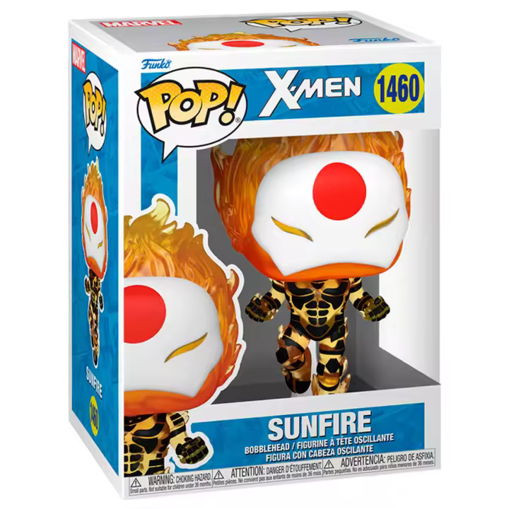 Figura Pop Marvel X-Men Sunfire-Figura de Vinilo Coleccionable - Idea de Regalo- Mercancia Oficial - Juguetes para Niños y Adultos - Movies Fans - Muñeco para Coleccionistas y Exposición - 1