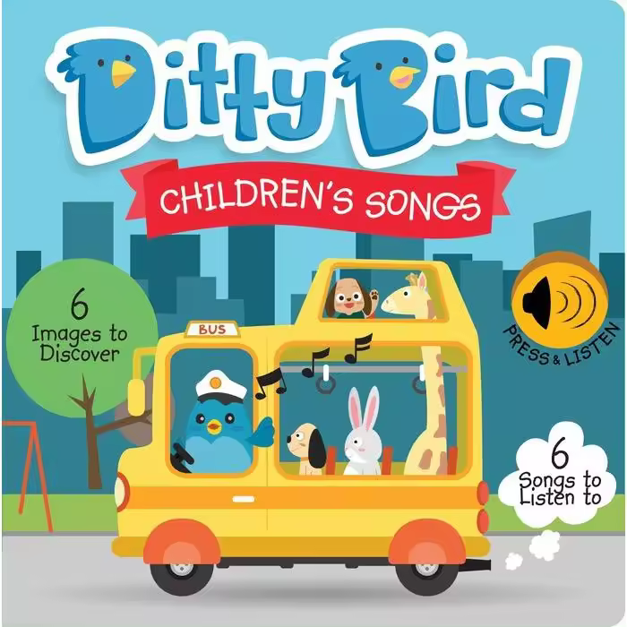 DITTY LIBRO-JUEGO CANTA EN INGLES CHILDREN S SONGS DITTY BIRD DITTY BIRD 16x1x16 Cms. - 1
