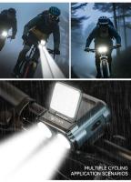 Linterna Frontal Portátil Recargable Tipo-C Con Luz Rotativa Para Caza Y Pesca Lámpara De Bicicleta LED Impermeable - details 3