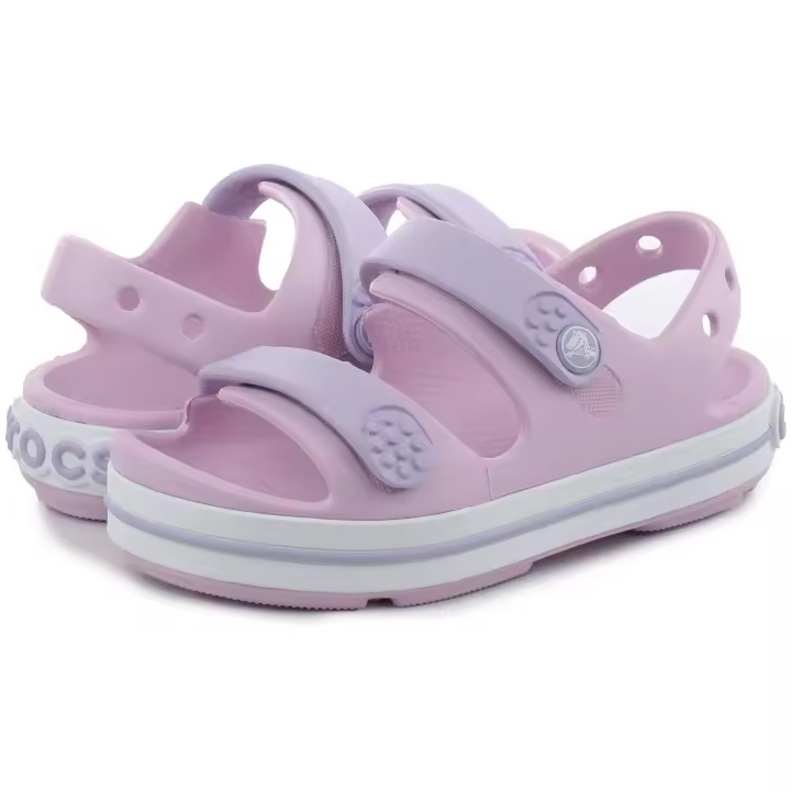 Calzado marca Crocs modelo 209424-84I para kids en color rosa - 1