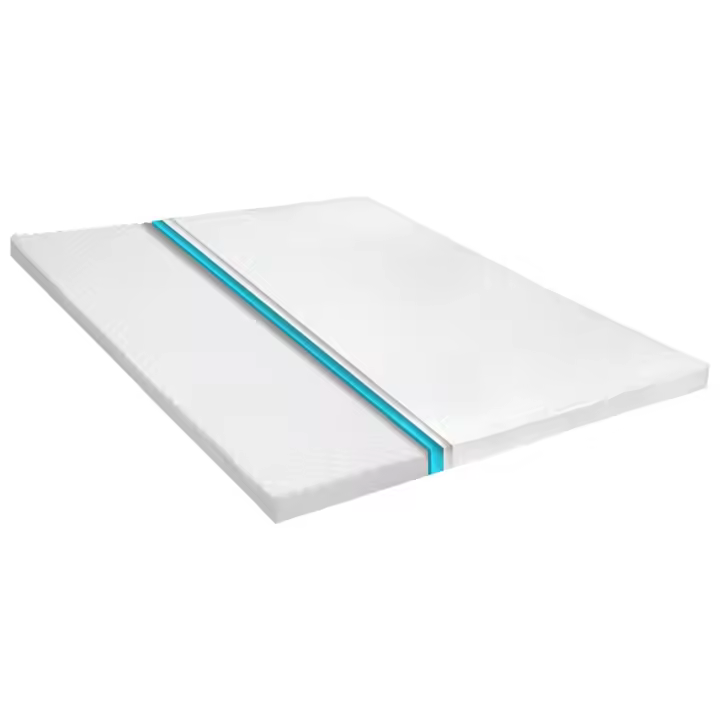 Sobrecolchón 180x200 cm espuma de gel frio 6 cm perfil huevo - 1