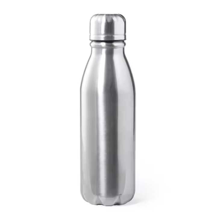 Botella de aluminio 550 mls. personalizada láser. Hombre, mujer o niño. Deporte. Ideal regalo. Agua. Playa y montaña. Logos, nombres y escudos. Botella de agua. Cocina. Día del Padre. Día de la Madre. Navidad. Imagina - 1