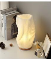 Lámpara De Escritorio Estilo Crema Francesa 3D Lámpara De Ambiente Para Dormitorio Estudio Café Luz De Lectura LED Sin Baterías - details 1