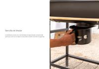 CREATE - Barbacoa Ahumadora de Carbón Create con Ruedas y Bandejas Laterales Plegables - BBQ SMOKEY - details 5