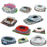 Puzzle 3D De Estadios De Fútbol Bernabeu Camp Nou Anfield Juego De Construcción Para Niños Modelo De Edificios Famous - details 2