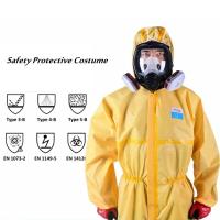 Traje De Protección Química One Piece Para Trabajo En Laboratorio Resistente a Ácidos Sulfúricos Y Alcalinos Ropa Protectora Unisex - details 2
