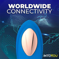 INTOYOU APP SERIES SILICONE VIBRADOR DE BRAGUITA CON APP SILICONA SILICONA COLOR AZUL JUGUETES SEXUALES - details 0