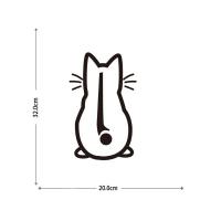 Pegatinas De Coche Personalizadas Con Gato Y Perro Decoración Para Parabrisas after Wiper Corte De Decalcomanía Auto Adhesivo - details 2