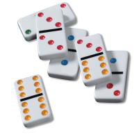 Euroxanty Dominó de 28 Piezas con Caja Metalica, Juego de Dominó, Dominó Portátil de 28 Piezas, Regalo, Ideal Viajes, Ideal Camping y Picnic, Juego en Familia, Dominó Niños y Adultos, Dominó, Dominoes, Dominó Juego, Juego de Dominó, Fichas de Colores - details 5