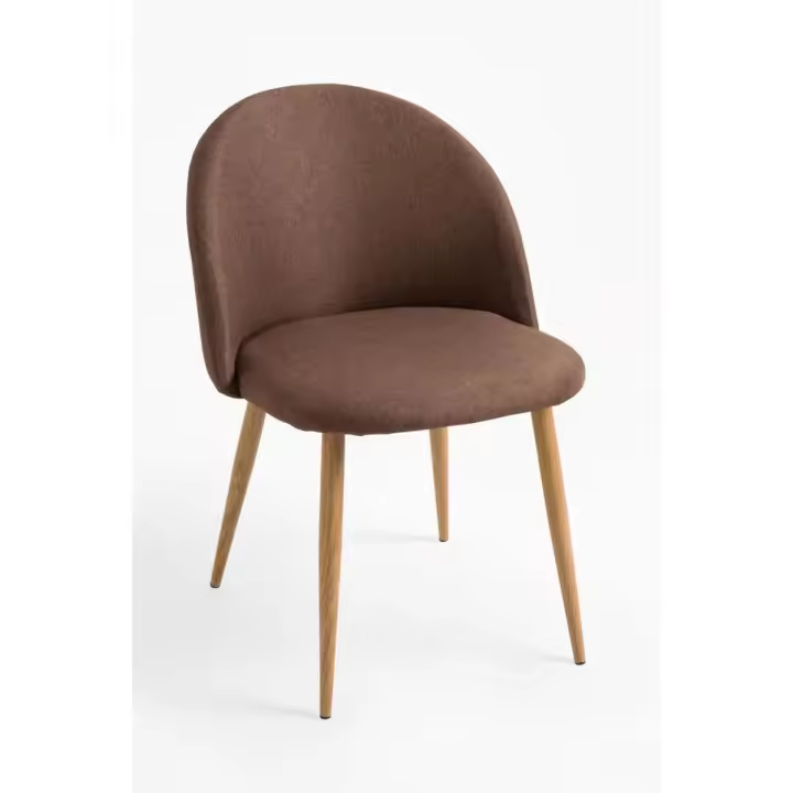 Silla Vint Tela - Marrón - 1