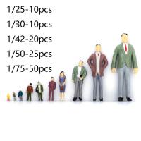 Figuras De Acción Escala Mixta Para Modelos De Tren ABS Pasajeros DIY Caracteres Scenery Posable Colores Variados Para Juego De Mesa Y Coleccionistas - details 1