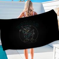 Toalla De Playa Microfibra Donald Duck Rápida Secado Toalla De Piscina Para Viajes Yoga Absorbente Suave Combinación De Poliéster Y Algodón Tamaño Rectangular - details 7