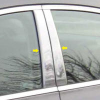 8pcs Adornos De Puerta Y Ventana Negros Brillantes Para Nissan Sentra 2007-2012 Piezas Exteriores De Coche Accesorios De Automóvil - details 2