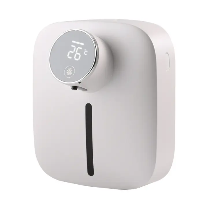 Dispensador de jabón automático de 320ml, dispensador de jabón montado en la comparación sin contacto, with sensor infrarrojo, adecuado para Baños dispensador de jabón, Cocina, Hotel (Blanco) - 1