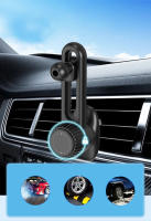 Soporte De Teléfono Móvil Para Ventilador De Coche Universal Clip Montaje Con Cabeza De Bola De 17 Mm Y Gancho Espiral Base Para GPS - details 5