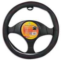 MOLCARAUTO FUNDA PARA VOLANTE UNIVERSAL 37-39CM CUBRE VOLANTE POLIPIEL perforados finos - details 0
