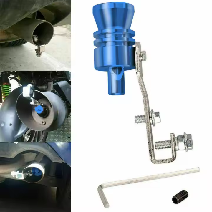 Escape De Coche Tubo De Escape Oversized Para Automóviles Y Motocicletas Simulador De Sonido Turbo Accesorio De Modificación De Vehículo - 1