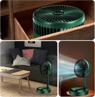 Ventilador Portátil De Piso Con Telescopicidad Y Recargable 3 Velocidades Silencioso Ajustable Altura USB 6 Pulgadas - details 3