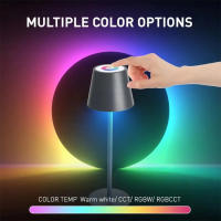 Lámpara De Noche Recargable RGB LED Para Mesa Lámpara De Botella De Vino Ambiente Para Hogar Clubs Bar Hotel Decoración - details 15