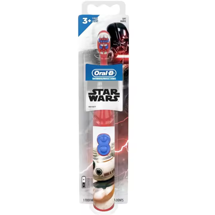ORAL-B DB3.000.1K Cepillo dental eléctrico DB3010 a Pilas, para niños a partir de 3 años, con personajes de StarWars Robot BB-8 - 1
