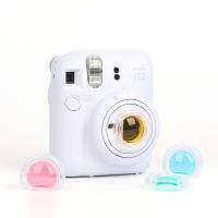 Bolsa de Cámara de Cuero con 7 Partes para Fujifilm Instax Mini 12 Funda de Protección de 64 Bolsillos con Marco de Foto, Espejo de Auto-retro, Filtros de Lente - details 5