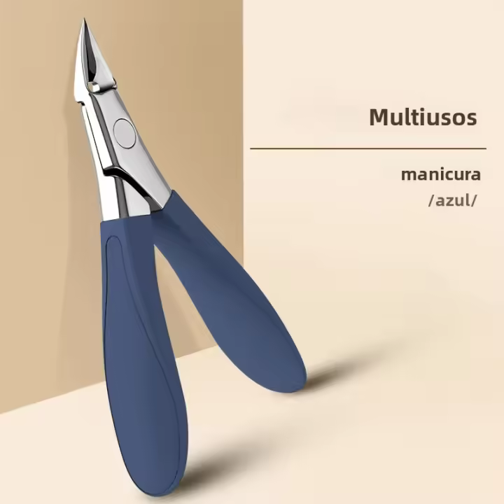 Tijeras De Uñas Antisalpicaduras Para El Hogar Herramientas De Manicura Acero Inoxidable Grande Y Gruesa Tijeras De Uñas Especiales Diagonales - 1