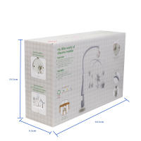Conejo de peluche con forma de estrella de cinco puntas para bebé, oso giratorio, campana de noche musical, caja de música, campana de cama, juguete para cama de bebé - details 12