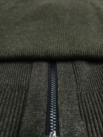 Chaqueta De Invierno Para Hombre Estilo Europeo Zipper Color Sólido Suéter De Poliéster Y Spandex Cierre De Cremallera Moda De Oficina - details 9