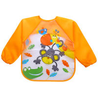 Bib De Alimentación Impermeable Para Bebé Estilo Bandana Con Mangas Completo Para Niña Y Niño Toallas Para Echarse Y Llorar Para Recién Nacidos - details 7