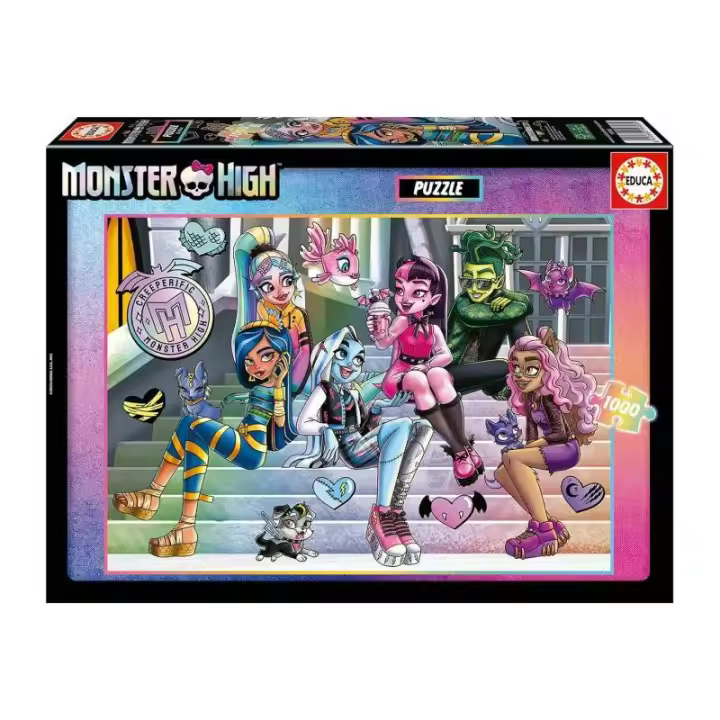 Educa Puzzle 1000 Piezas Monster High - Estimula Mente y Creatividad - 1