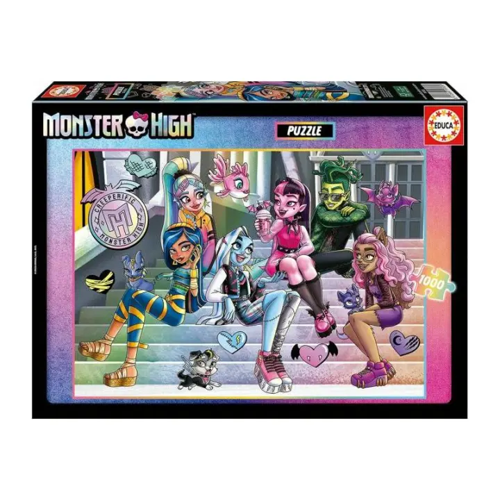 Educa Puzzle 1000 Piezas Monster High - Estimula Mente y Creatividad - 1