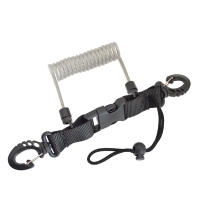 Línea De Seguridad Espiral Para Cámara Y Linterna Marea Inútil Para Natación Snorkel Surf Kayak Accesorio Deportivo Unisex - details 2