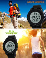 Reloj Deportivo Para Hombre YIKAZE Impermeable Con Luz Luminosa Multifuncional Militar Digital Reloj De Pulsera Electrónico Con Alarma Y Cronógrafo - details 6