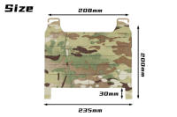 Chaleco Táctico Frontal Panel Adaptador Bolsa Airsoft Rig Pecho Caza FCPC Chaleco Expansión Molle Equipo De Conversión - details 8